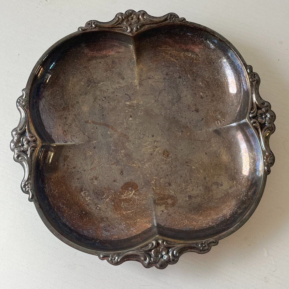 Vintage International Silver Co Candy Dish